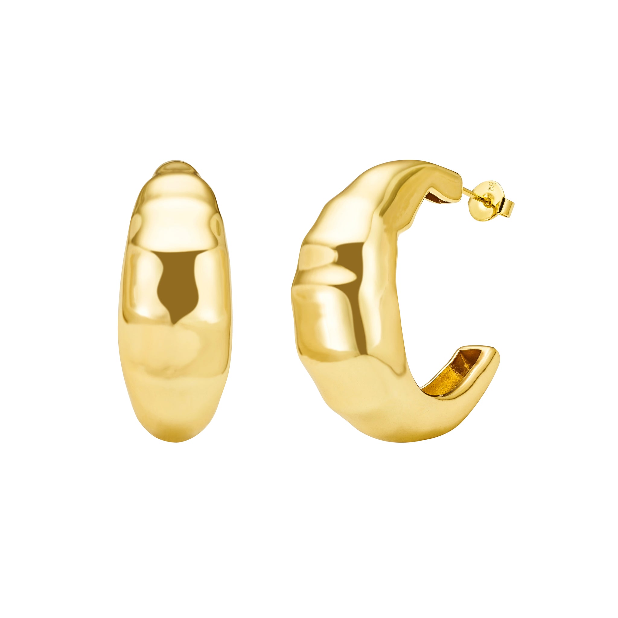 Large Gold Icon Hoops