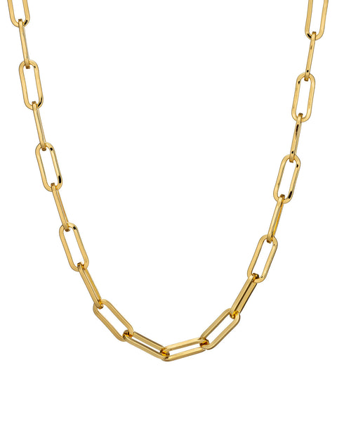 Paperclip choker online gold