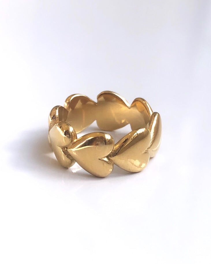 Special Offer - Gold Heart Wrap Ring