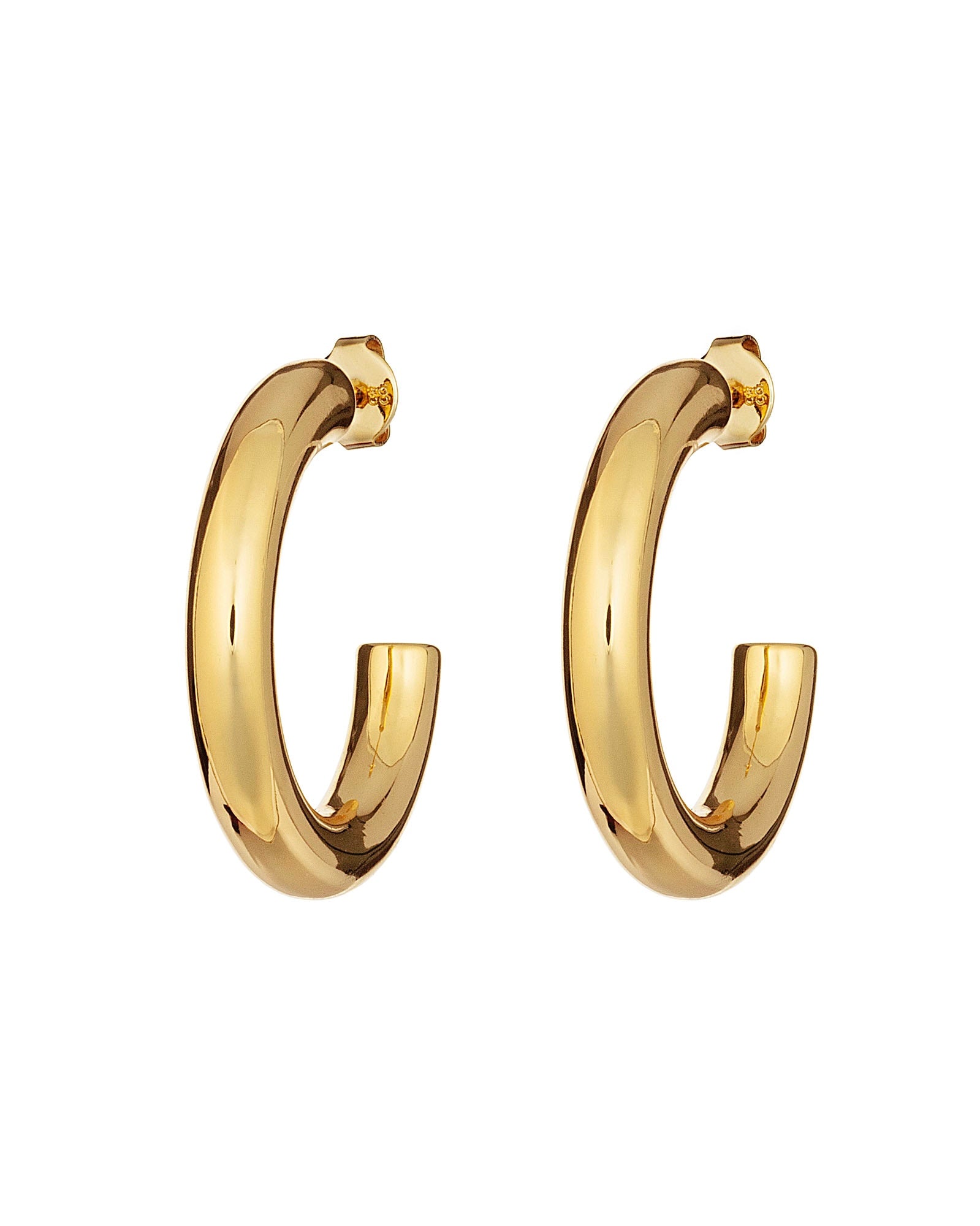 Sale - Large Chunky Gold Hoops