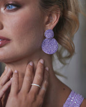 Lilac Double Drop Earrings