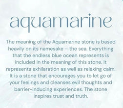 Aqua Evil Eye necklace