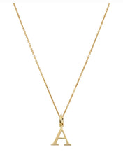 New! Mini Gold Letter Necklace A-Z