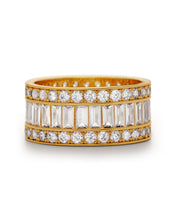 Sample Sale - Encrusted Baguette Ring