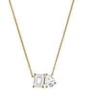 Double Stone Necklace BR