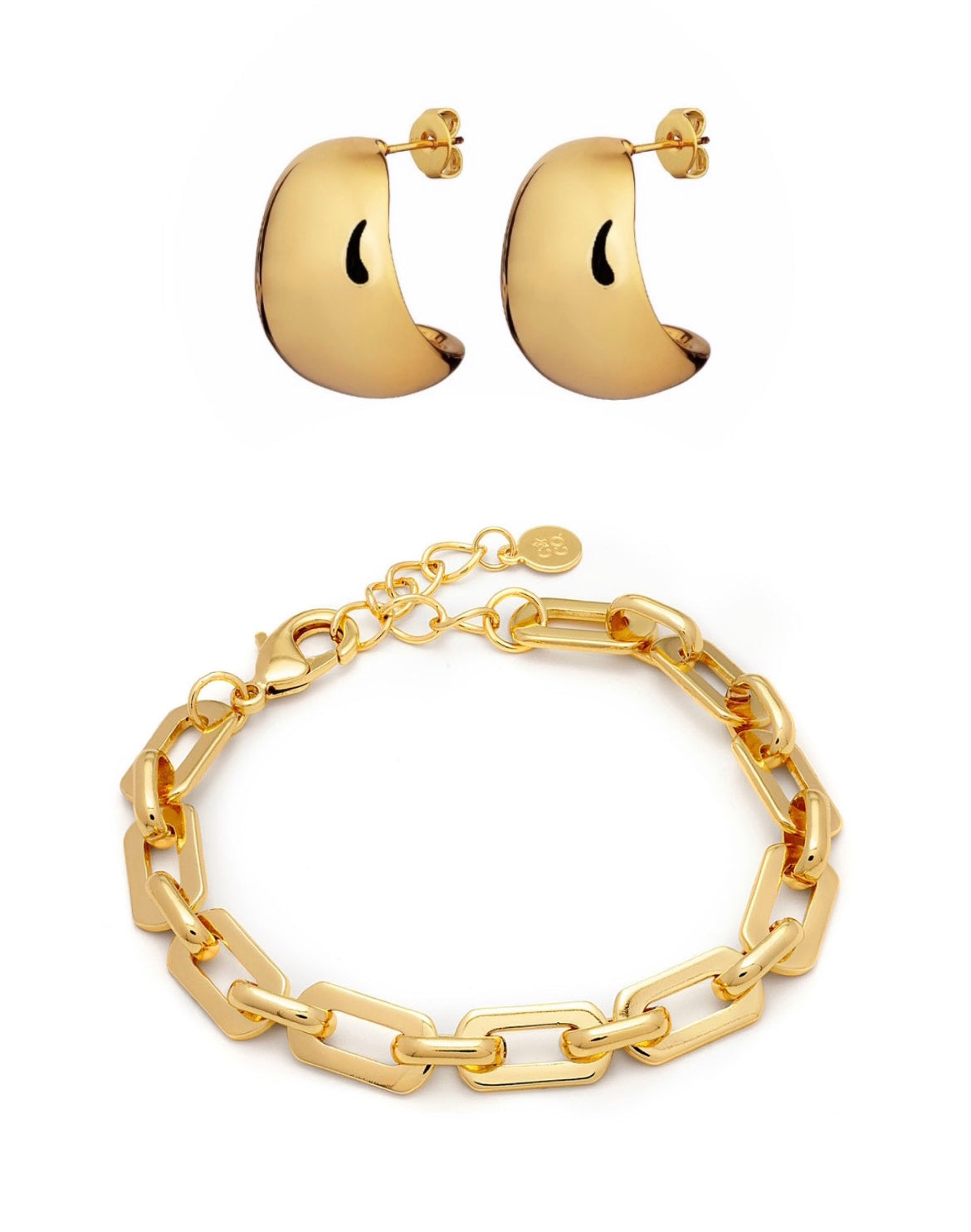Lisa Favourites Bundle - Box Bracelet / Bubble Earrings