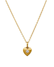 Star Set Heart Necklace