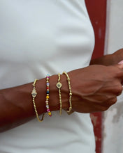 Multi-coloured Bead Bracelet