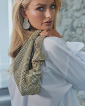 Gold & Clear Crystal Gia Bag