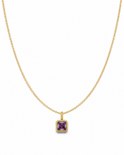 New! Amethyst Charm Necklace