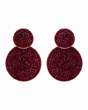Burgundy Red Double Drops