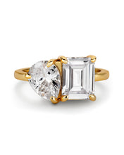 New - Double Stone Ring BR