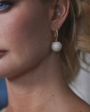 Gold Twist Ball Earrings