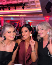 Pre order Crystal Leaf Earrings - Silver