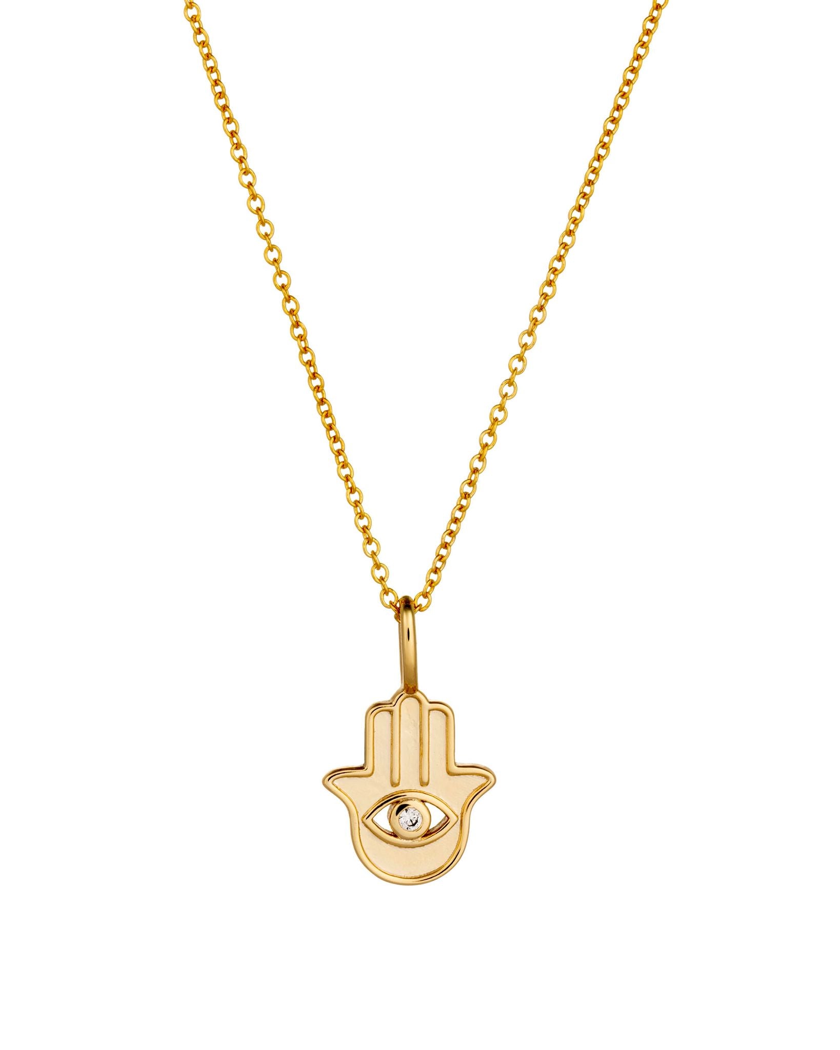 Hamsa hand necklace