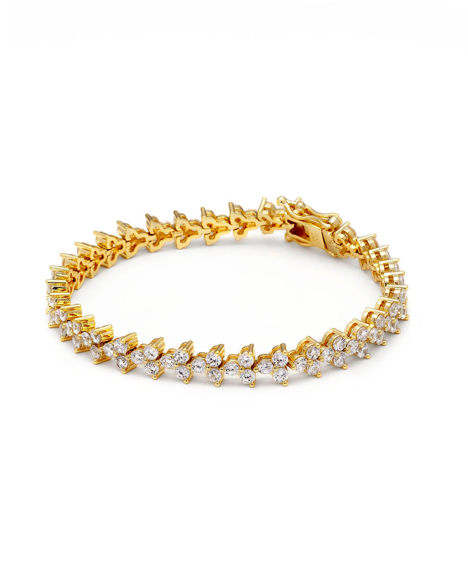 Infinity Tennis Bracelet Gold