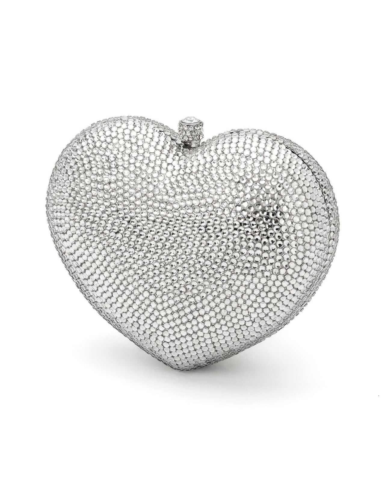 Clear Crystal Heart Clutch – crystalsandco