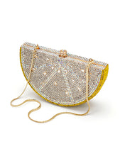 New! Lemon Slice Crystal Clutch Bag