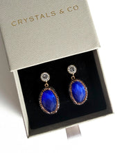 Sample Sale - Sapphire Cabochon Earrings