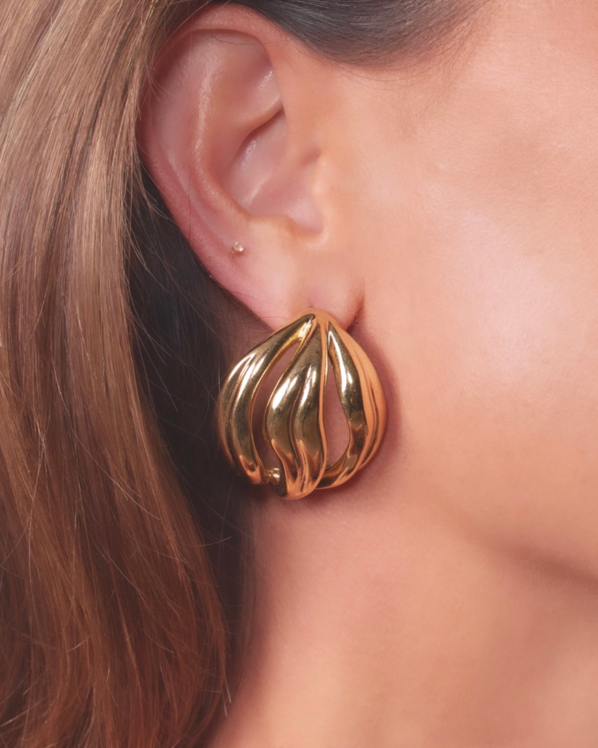New! Gold Gild Earrings