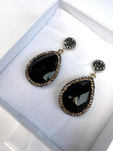 Onyx/ Black Drop Earrings