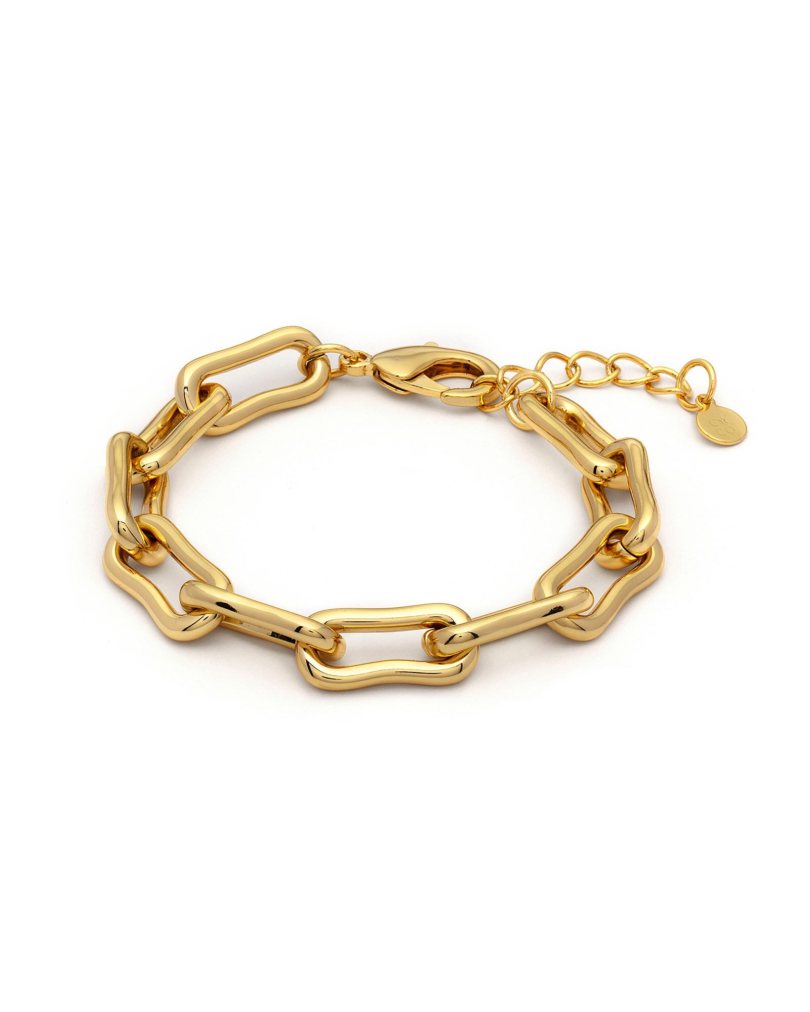 Gold Flow Link Bracelet