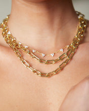 Gold Flow Link Necklace