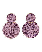 Lilac Double Drop Earrings