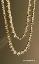 Graduating Tennis Necklace ~ Gold