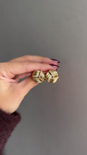 New! Gold & Crystal Weave Earrings
