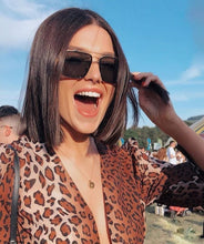 Crystal Initial Disc Necklace