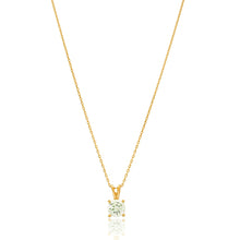 Solitaire Necklace in Yellow Gold