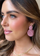 Baby Pink Double Drop Earrings