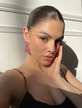 Baby Pink Double Drop Earrings