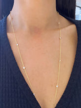 Long Station Crystal Necklace