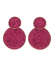 Fuchsia Drop Earrings